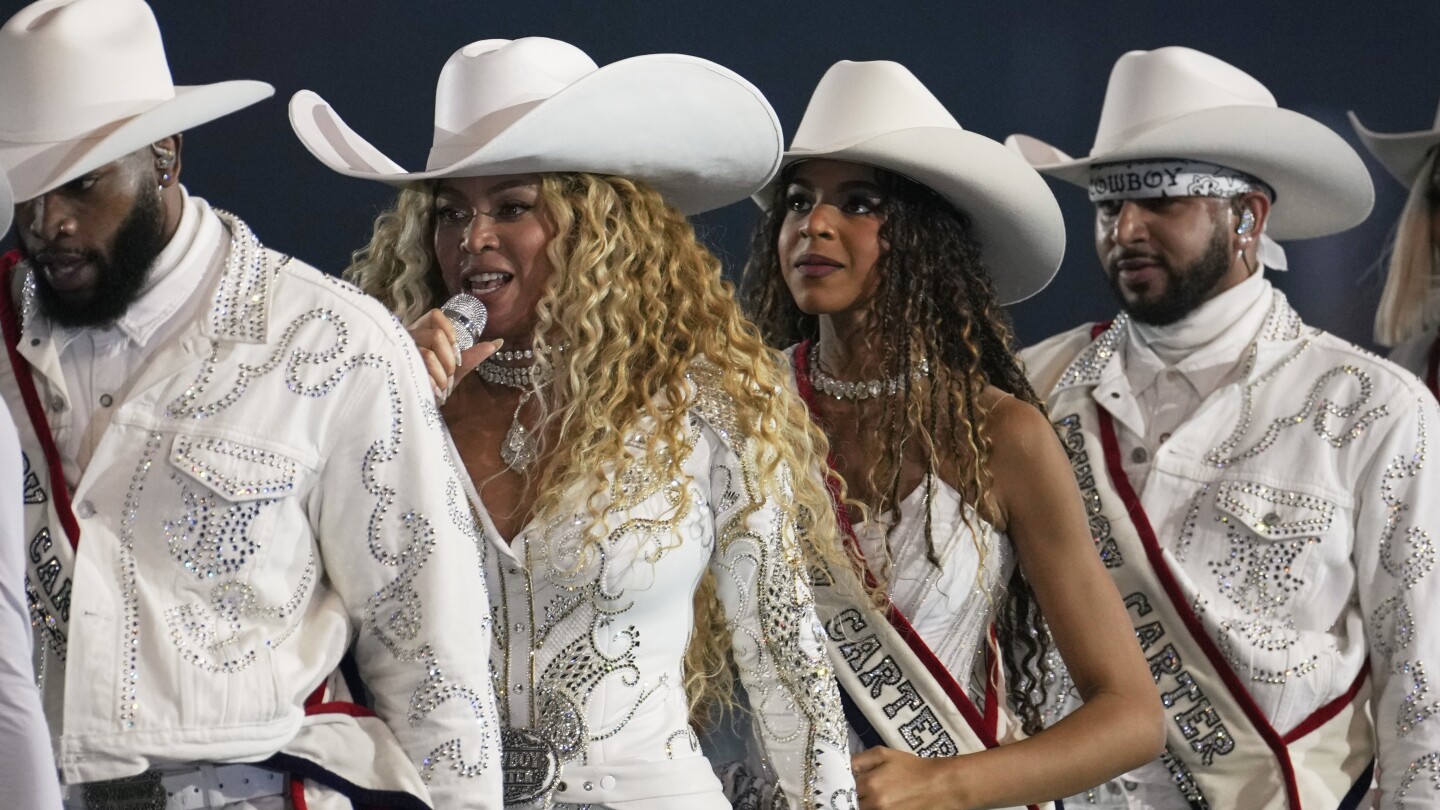 Blue Ivy shines on stage during Beyoncé’s Cowboy Carter tour